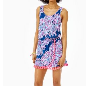 Lilly Pulitzer Jarrett Romper in Oyster Bay